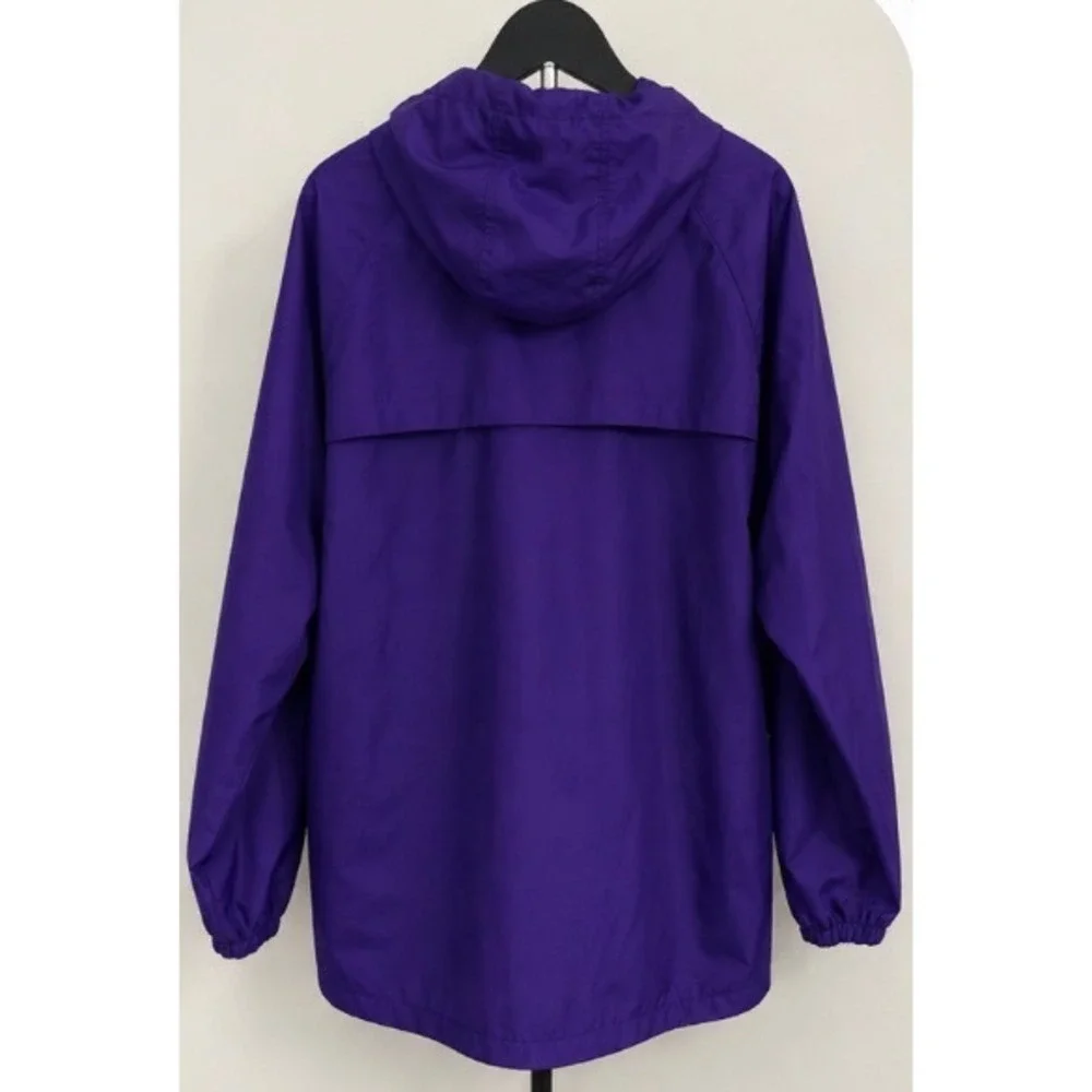 purple Defenders of Wildlife windbreaker jacket